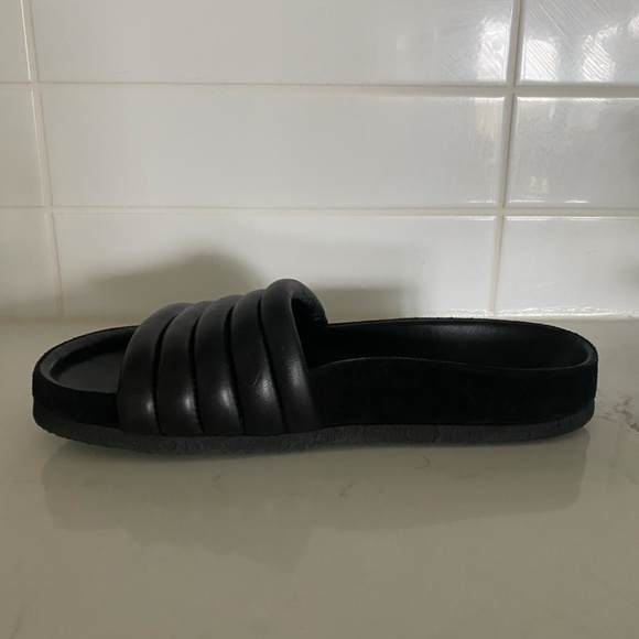 Isabel Marant Helea Black Slides sandals size 6.5 - 7 - Picture 4 of 5